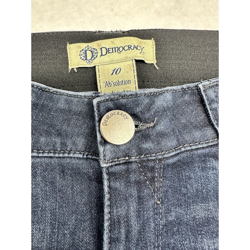 Democracy Ab Solution Ankle Skinny Jeans Womens Size 10 Tummy Smoothing Stretch - Picture 2 of 9